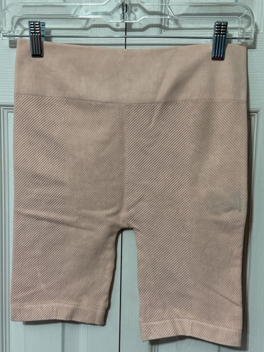 Nikibiki Pink Ribbed Bike Shorts